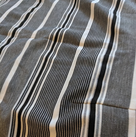 NWT black Express mini skirt stripe petite s - Picture 2 of 8